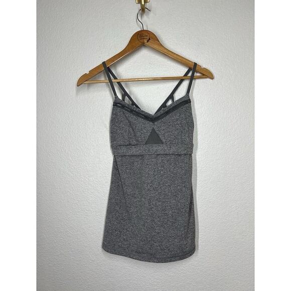 Lululemon Just Breath Tank Top Size 6 Gray Strappy - Picture 1 of 4